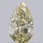 0.81 Ct. Light Brown Pear Lab Grown Diamond