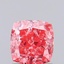 0.97 Ct. Fancy Vivid  Pink Cushion Lab Grown Diamond