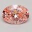 1.74 Ct. Fancy Intense Pink Oval Lab Grown Diamond