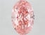 6.52 Ct. Fancy Vivid Pink Oval Lab Grown Diamond