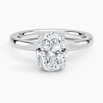 Sydney Perfect Fit Hidden Halo 2mm with 2ct Oval Certified Lab Diamond