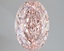 3.07 Ct. Fancy Vivid Pink Oval Lab Grown Diamond