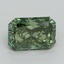 2.58 Ct. Fancy Vivid Pacific Green Radiant Lab Grown Diamond