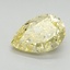 2.10 Ct. Fancy Intense Yellow Pear Lab Grown Diamond
