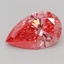 1.52 Ct. Fancy Vivid Pink Pear Lab Grown Diamond