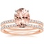 14KR Morganite Ballad Diamond Bridal Set (1/3 ct. tw.), smalltop view