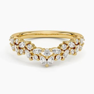 Jardiniere Diamond Contour Ring (1/2 ct. tw.) in 18K Yellow Gold