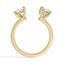 Pear and Round Diamond Open Toi et Moi Ring, smallview