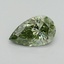 1.01 Ct. Fancy Vivid Green Pear Lab Grown Diamond