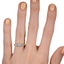 The Oakley Ring, smallzoomed in top view on a hand