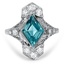 Art Deco Zircon Vintage Ring