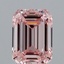 1.36 Ct. Fancy Intense Pink Emerald Lab Grown Diamond
