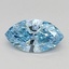 0.63 Ct. Fancy Vivid Blue Marquise Lab Grown Diamond