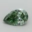 0.81 Ct. Fancy Vivid Pacific Green Pear Lab Grown Diamond