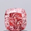 0.95 Ct. Fancy Vivid Pink Cushion Lab Grown Diamond