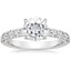 18K White Gold Anthology Half-Coverage Diamond Ring (1/2 ct. tw.), smalltop view