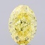 4.59 Ct. Fancy Vivid Yellow Oval Lab Grown Diamond
