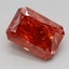 2.30 Ct. Fancy Vivid Orangy Pink Radiant Lab Grown Diamond