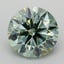 1.43 Ct. Fancy Green Round Lab Grown Diamond