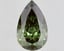 1.10 Ct. Fancy Deep Green Pear Lab Grown Diamond