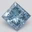2.26 Ct. Fancy Blue Princess Lab Grown Diamond