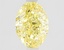 2.08 Ct. Fancy Intense  Yellow Oval Lab Grown Diamond