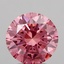 3.03 Ct. Fancy Vivid Pink Round Lab Grown Diamond
