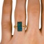 The Atherton Ring, smallzoomed in top view on a hand