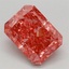 1.36 Ct. Fancy Vivid Pink Radiant Lab Grown Diamond