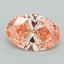 1.18 Ct. Fancy Vivid  Pink Oval Lab Grown Diamond