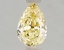 1.10 Ct. Fancy Vivid Yellow Pear Lab Grown Diamond