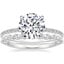 Platinum Demi Diamond Ring (1/3 ct. tw.) with Marseille Diamond Ring (1/3 ct. tw.)