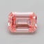 1.09 Ct. Fancy Vivid Pink Emerald Lab Grown Diamond