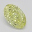 1.00 Ct. Fancy Intense Yellow Oval Diamond