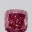 1.05 Ct. Fancy Vivid  Pink Cushion Lab Grown Diamond