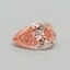0.30 Ct. Fancy Vivid Pink Pear Lab Grown Diamond