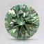 2.22 Ct. Fancy Vivid Pacific Green Round Lab Grown Diamond