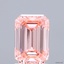 2.08 Ct. Fancy Intense Pink Emerald Lab Grown Diamond
