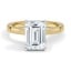 Custom Mixed Metal Hidden Accents Diamond Ring