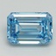 3.06 Ct. Fancy Vivid Blue Emerald Lab Grown Diamond