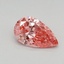 0.45 Ct. Fancy Vivid Pink Pear Lab Grown Diamond