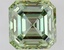 2.34 Ct. Fancy Vivid  Green Asscher Lab Grown Diamond