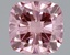 0.56 Ct. Fancy Intense Pink Cushion Lab Grown Diamond