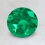 7mm Lab Grown Round Emerald