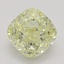 1.03 Ct. Fancy Light Yellow Cushion Diamond