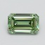 1.06 Ct. Fancy Vivid Pacific Green Emerald Lab Grown Diamond