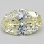 1.57 Ct. Fancy Yellow Oval Lab Grown Diamond
