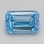 2.01 Ct. Fancy Vivid  Blue Emerald Lab Grown Diamond