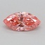 0.34 Ct. Fancy Vivid Pink Marquise Lab Grown Diamond