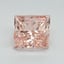 5.01 Ct. Fancy Vivid Pink Princess Lab Grown Diamond
